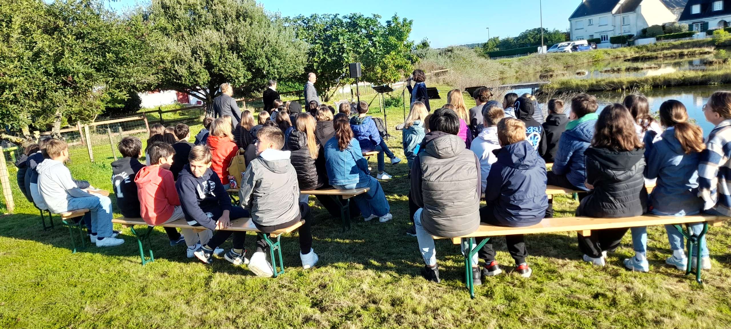 Des 5èmes au Festival “Salé Perché”