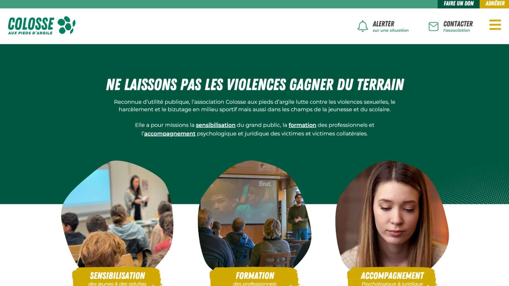 Ne laissons pas les violences gagner du terrain