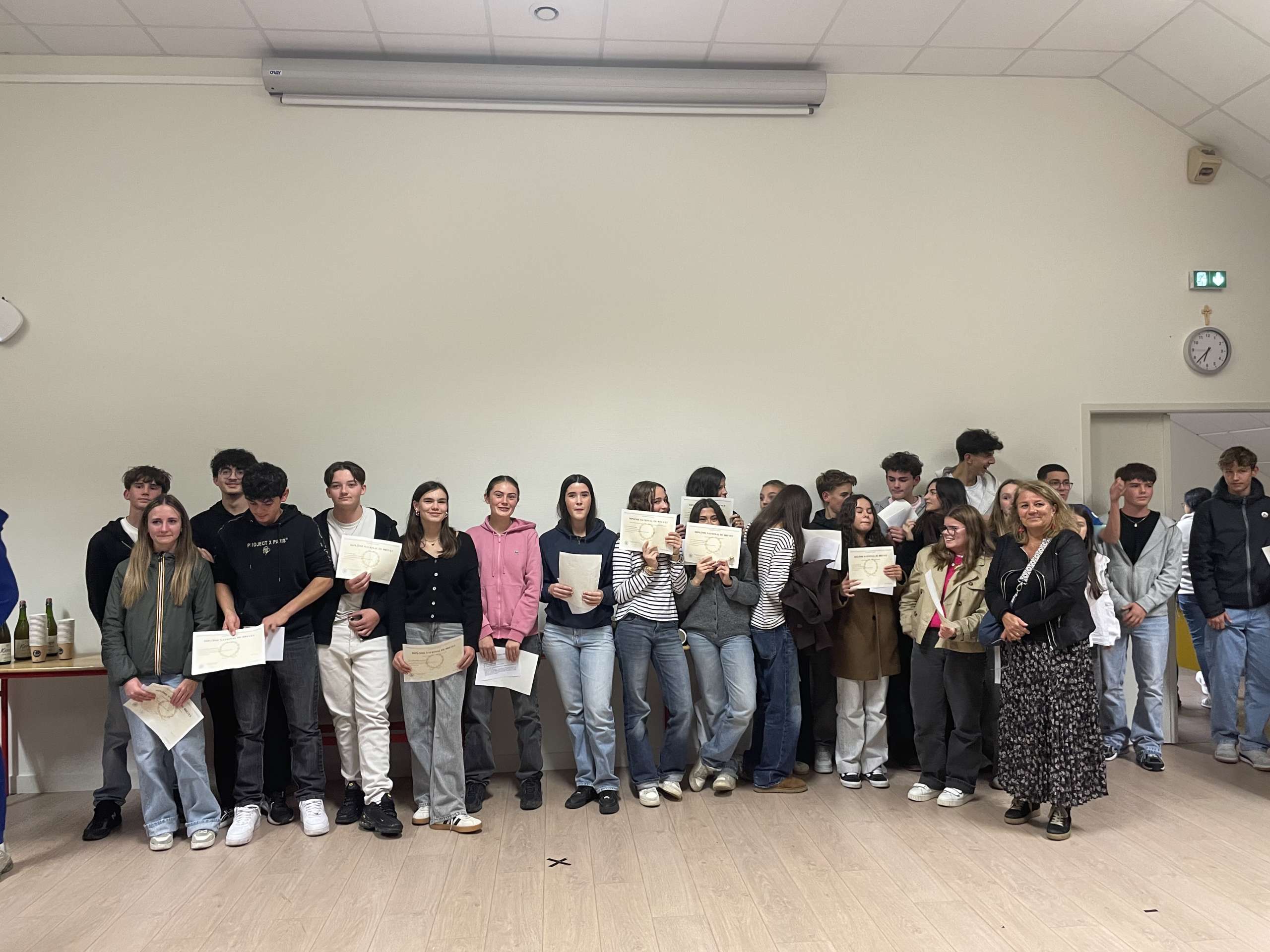Remise des diplômes de DNB