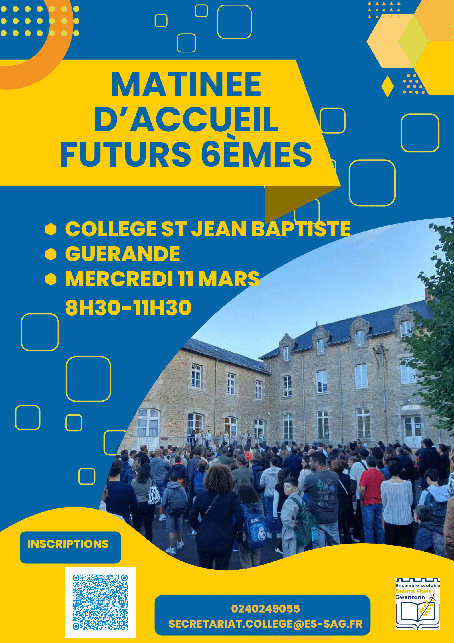 Matinée d’accueil futurs 6èmes