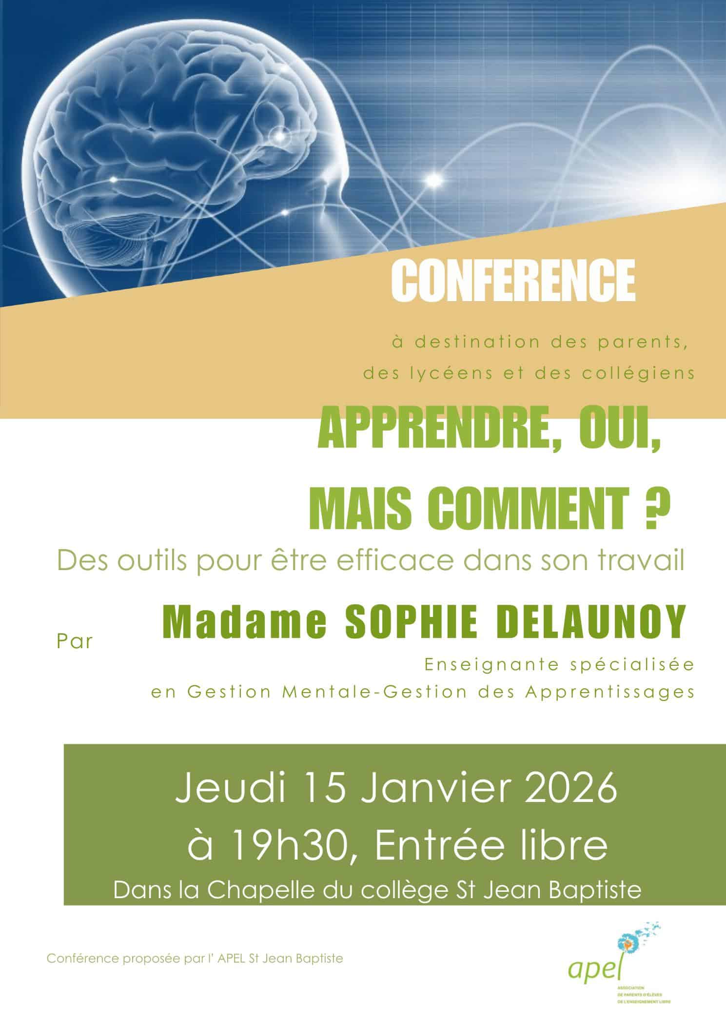 Conférence : Comment mieux apprendre ?